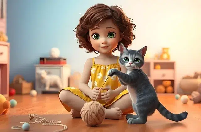 Home with kid and pet