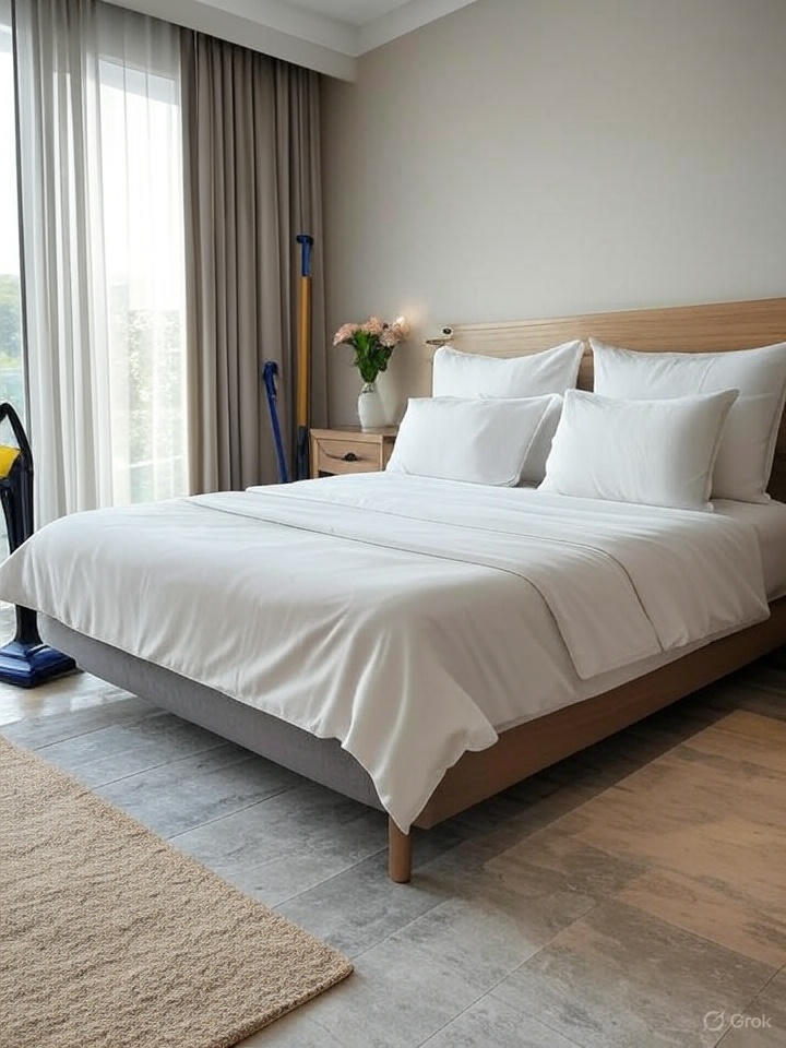 After Ad hoc cleaning service - Bedroom