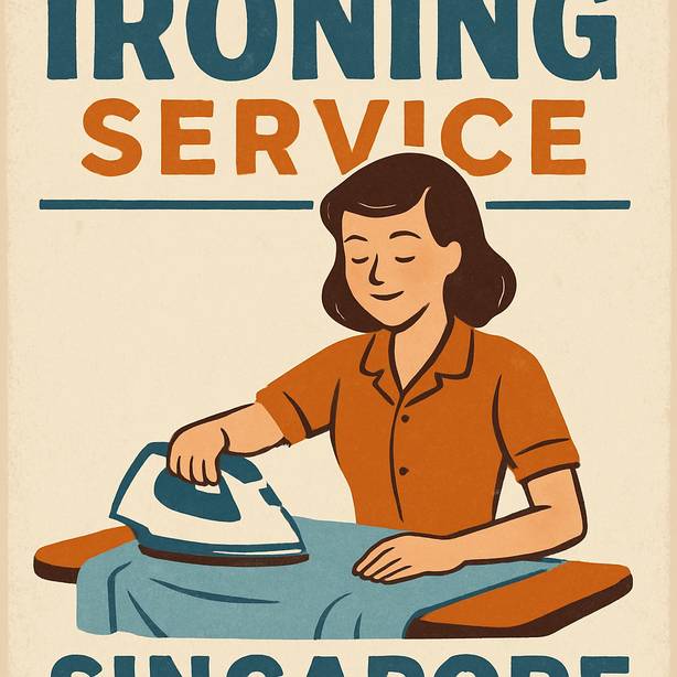 Professional ironing service in Singapore - neatly pressed clothes