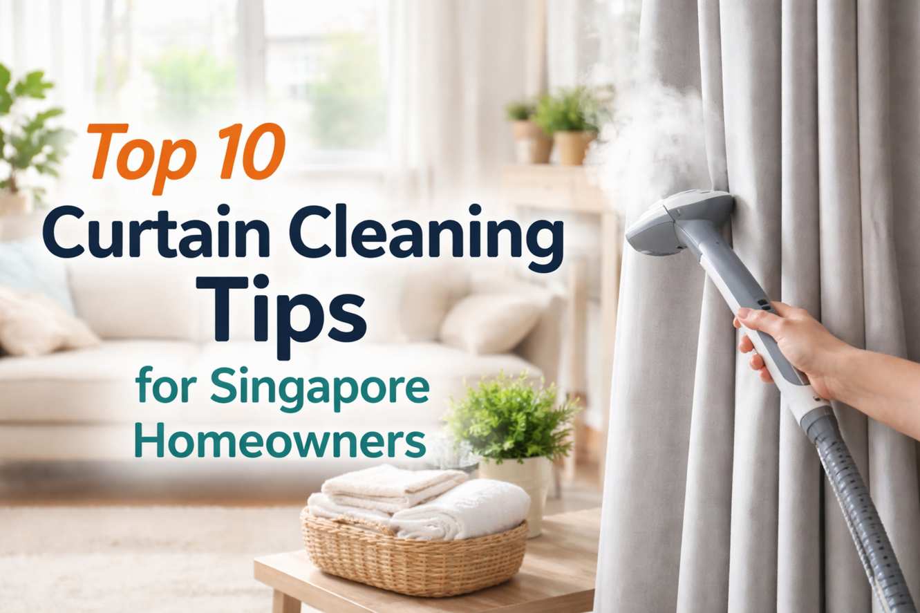 Curtain cleaning tips for Singapore homeowners