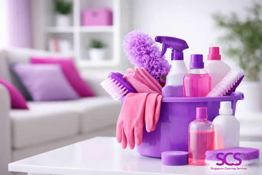 end of tenancy cleaning tools singapore purple cleaning supplies